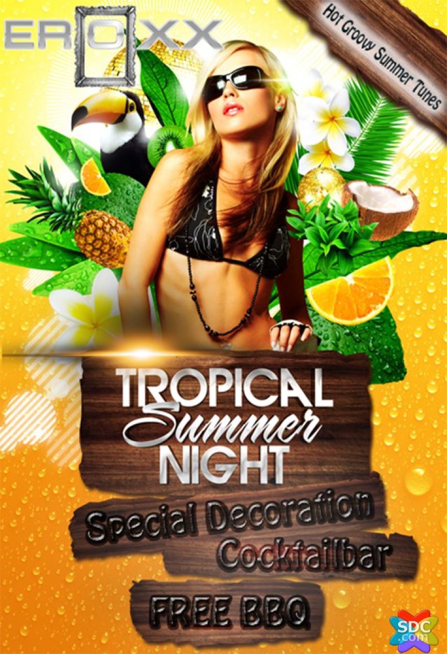Image Tropical Summer Party + BBQ on Friday 